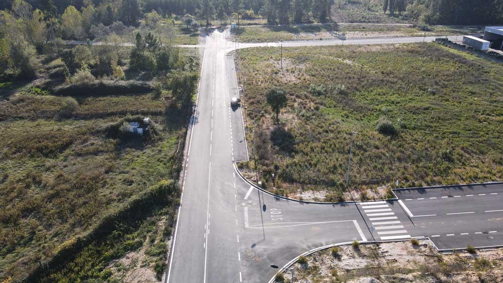 Prolongamento das infraestruturas na Zona Industrial do Paraimo - Sangalhos